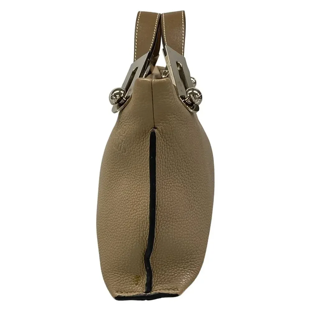 Loewe Missy Small Handbag Beige Brown